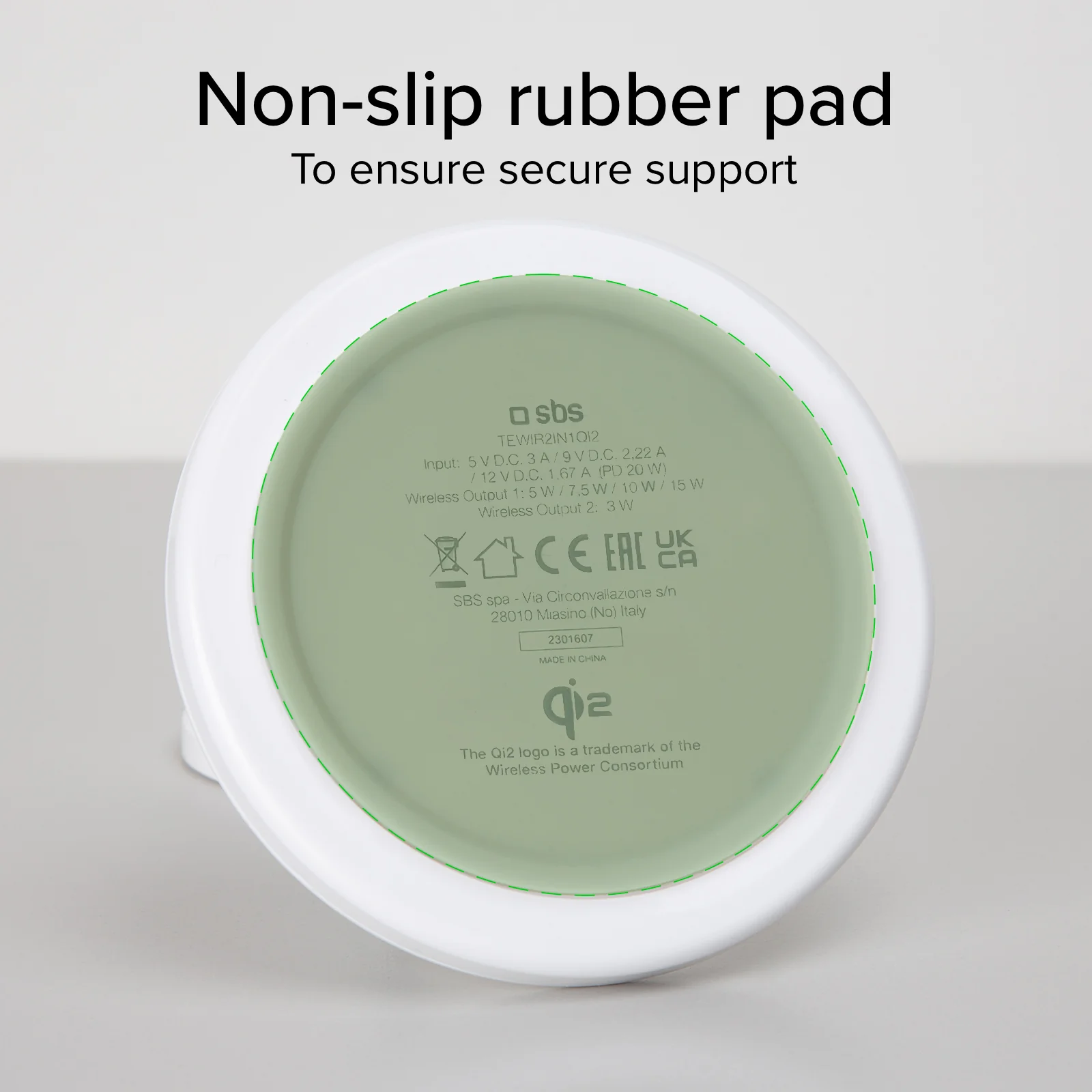Stazione ricarica wireless Qi2 2x1 per iPhone, Android, auricolari wireless - Image 14