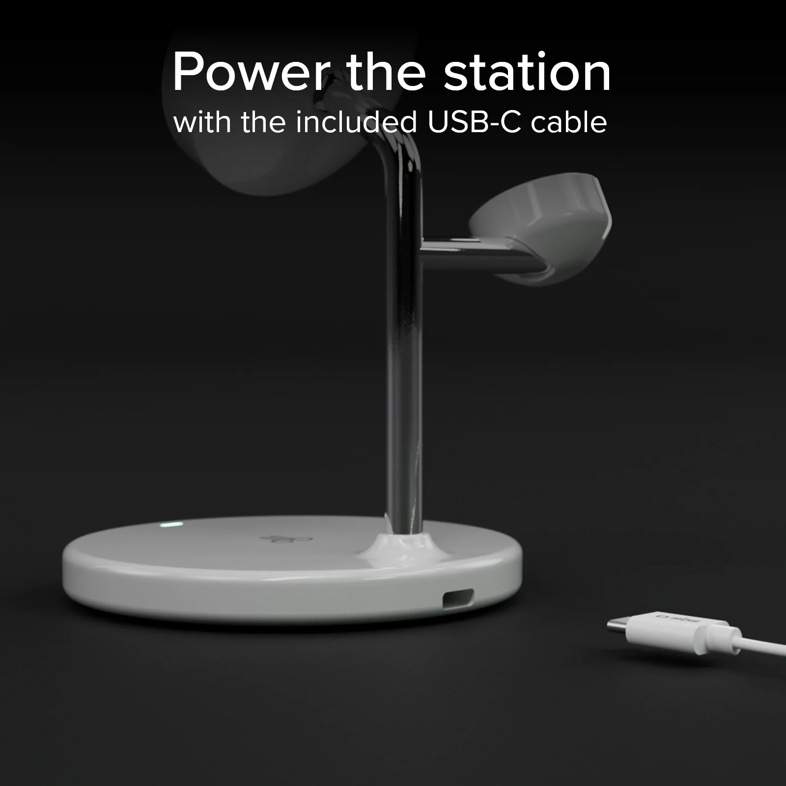Stazione ricarica wireless Qi2 per cellulari, Apple Watch, auricolari wireless - Image 9