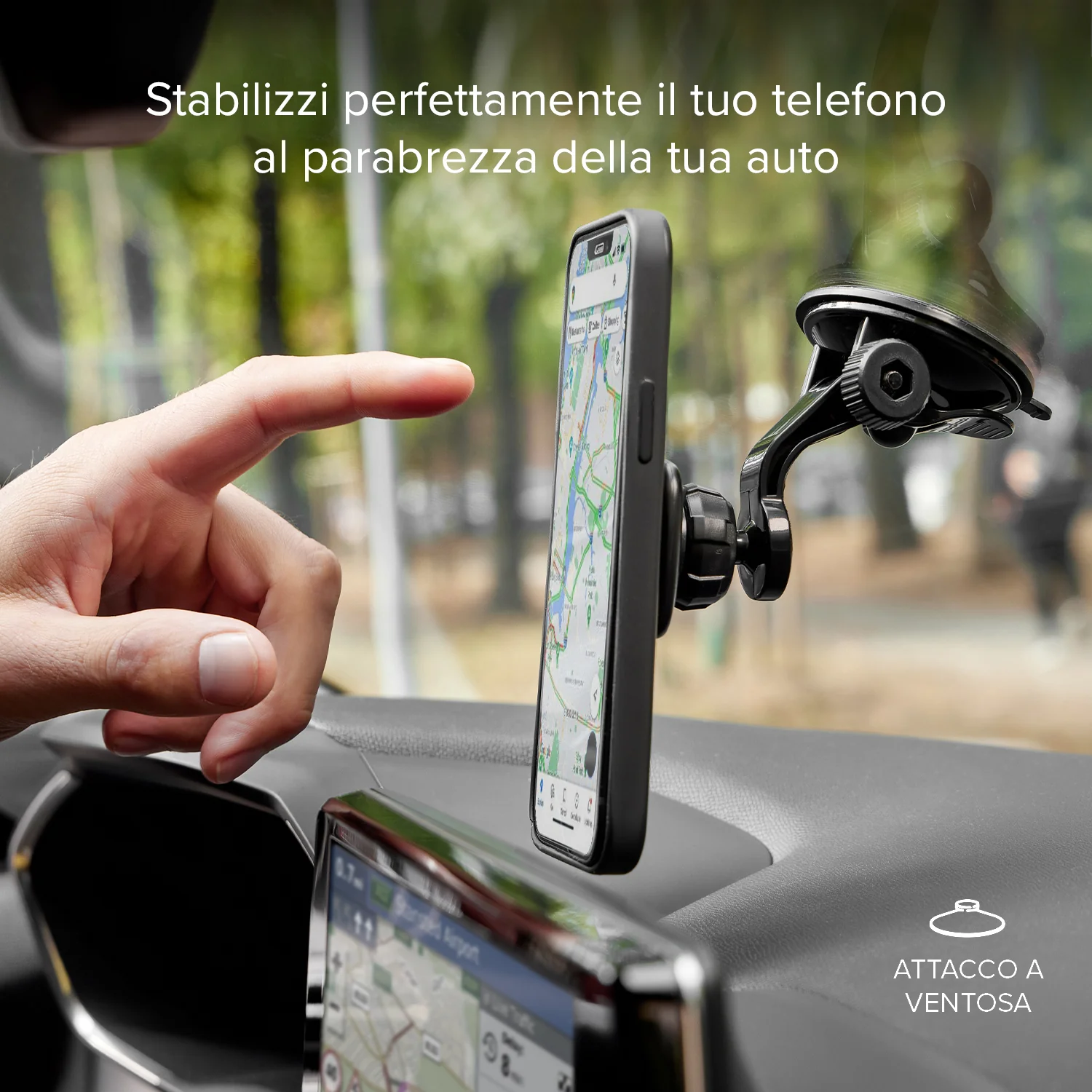 Arizona - Supporto auto magnetico per telefono con fissaggio a ventosa - Image 8