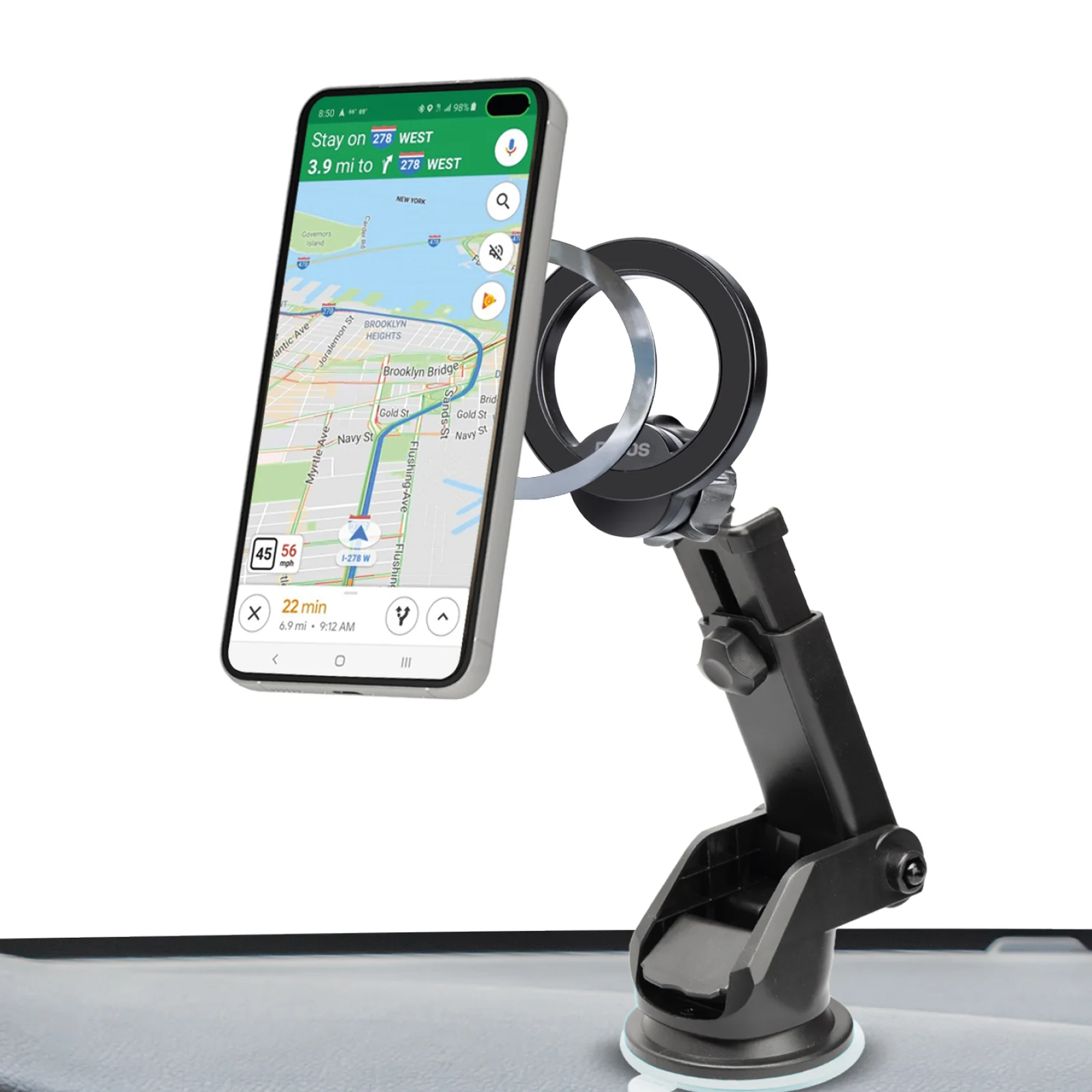 Supporto auto magnetico per cruscotto e parabrezza compatibile con MagSafe - Image 2