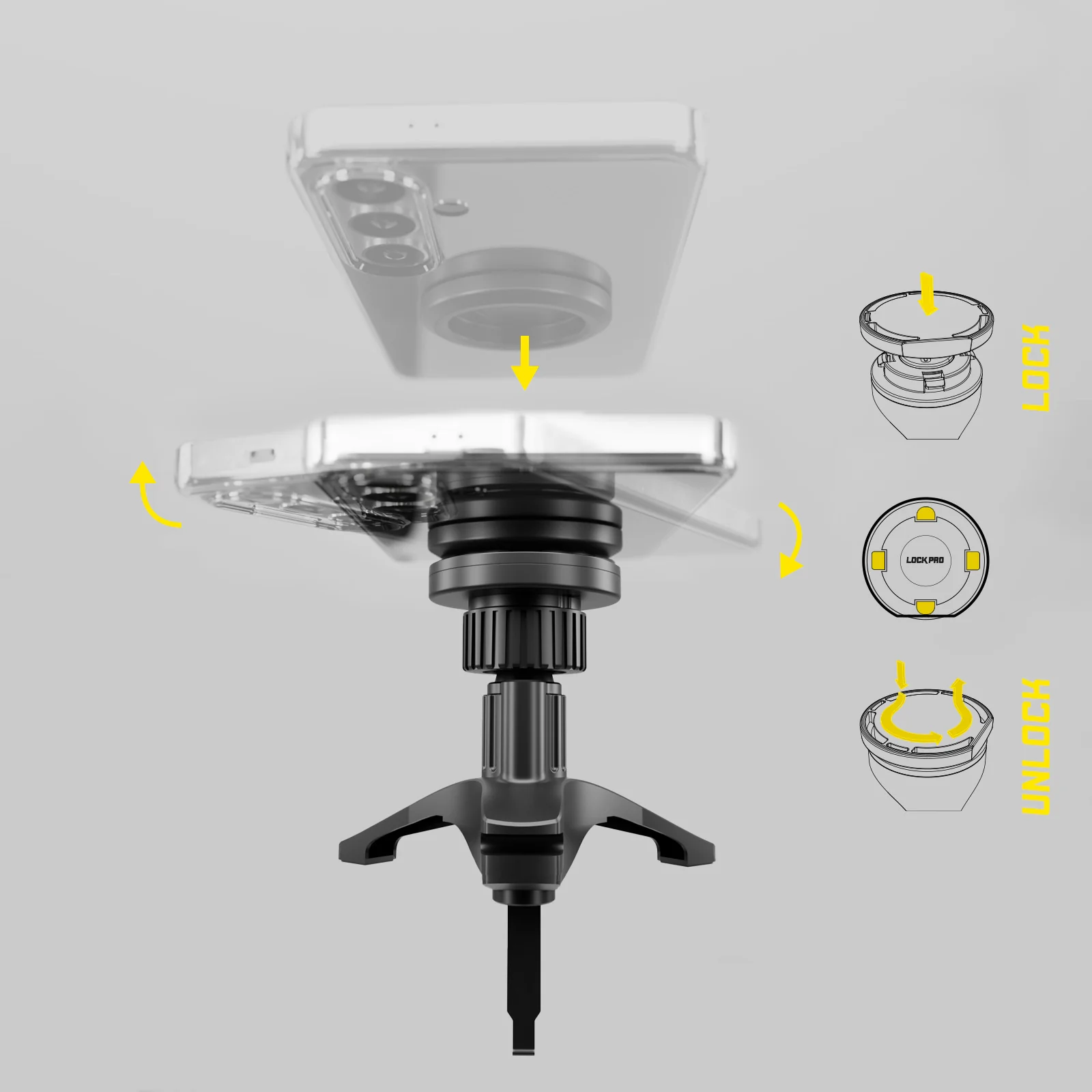 Supporto auto per bocchette d’aerazione con sistema di bloccaggio LockPro - Image 14