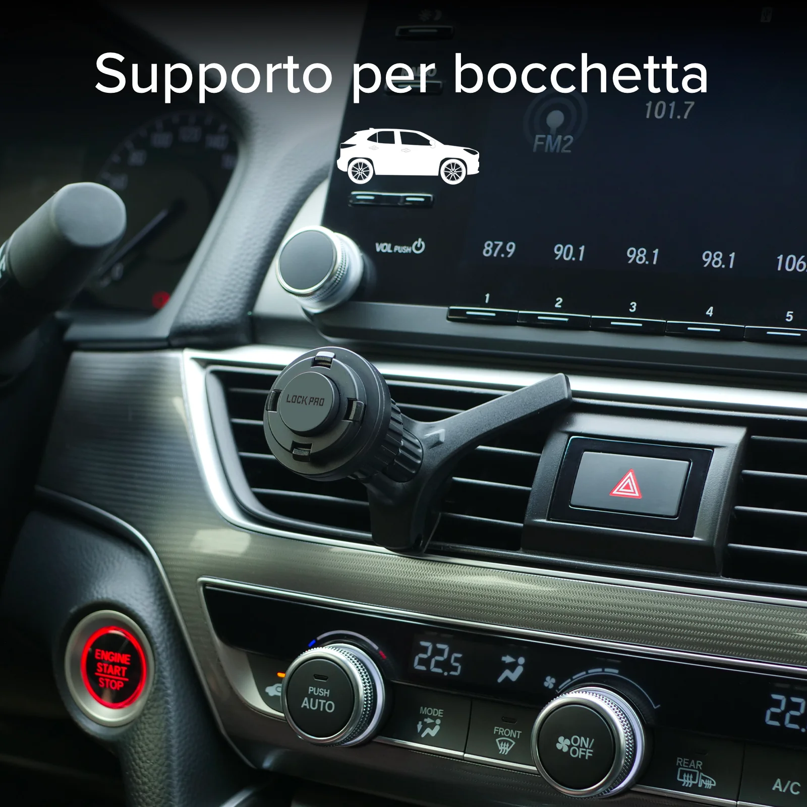 Supporto auto per bocchette d’aerazione con sistema di bloccaggio LockPro - Image 5
