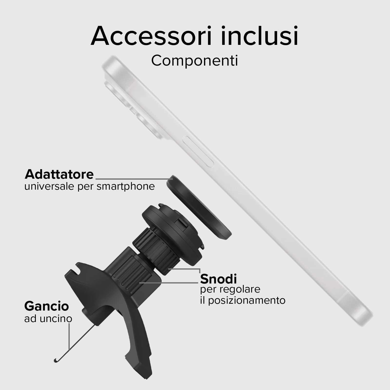 Supporto auto per bocchette d’aerazione con sistema di bloccaggio LockPro - Image 7