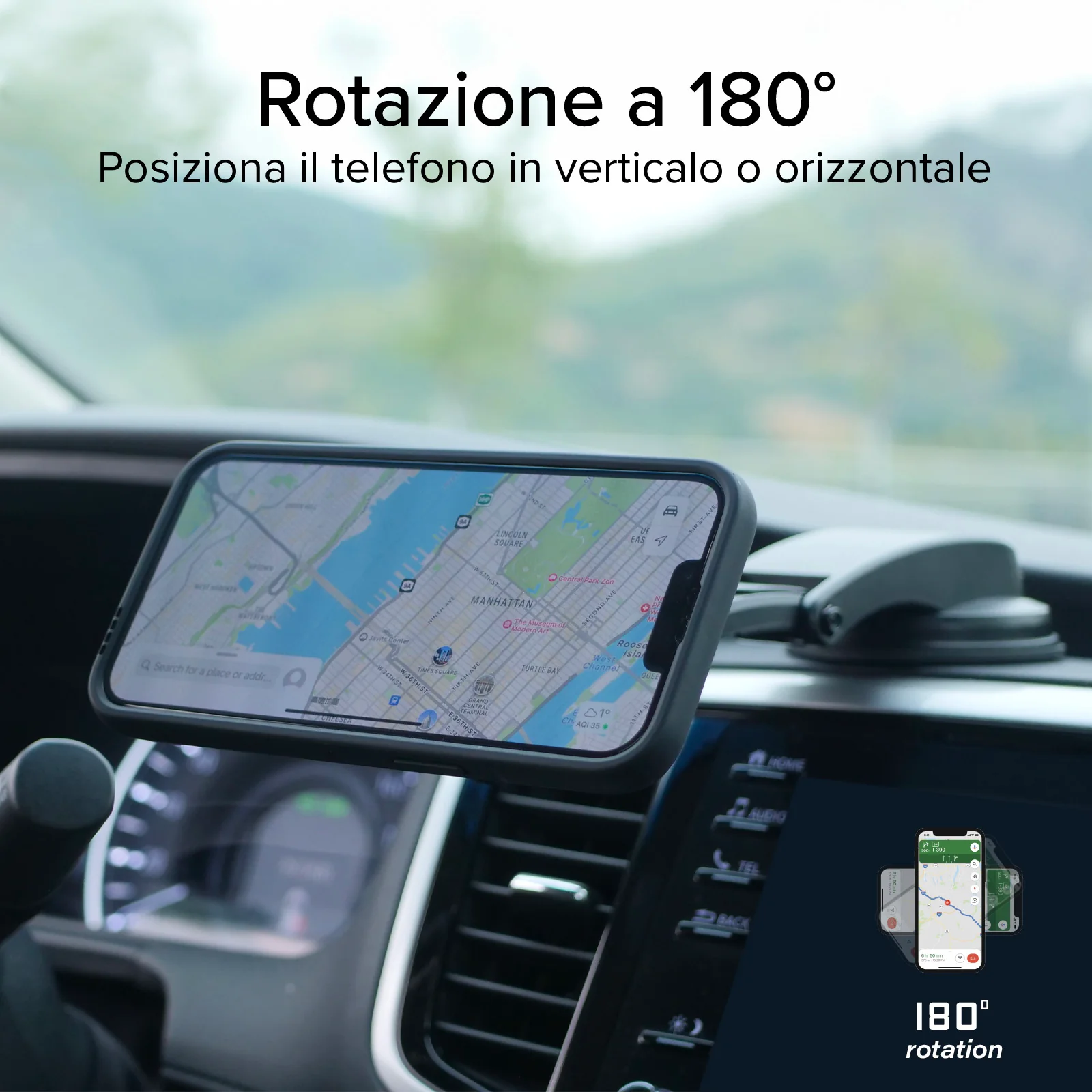 Supporto auto per parabrezza o cruscotto con sistema di bloccaggio LockPro - Image 17