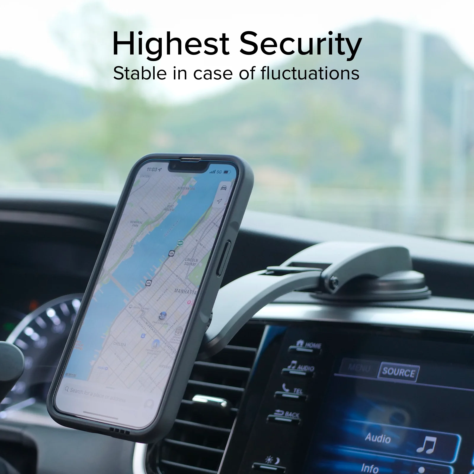 Supporto auto per parabrezza o cruscotto con sistema di bloccaggio LockPro - Image 18