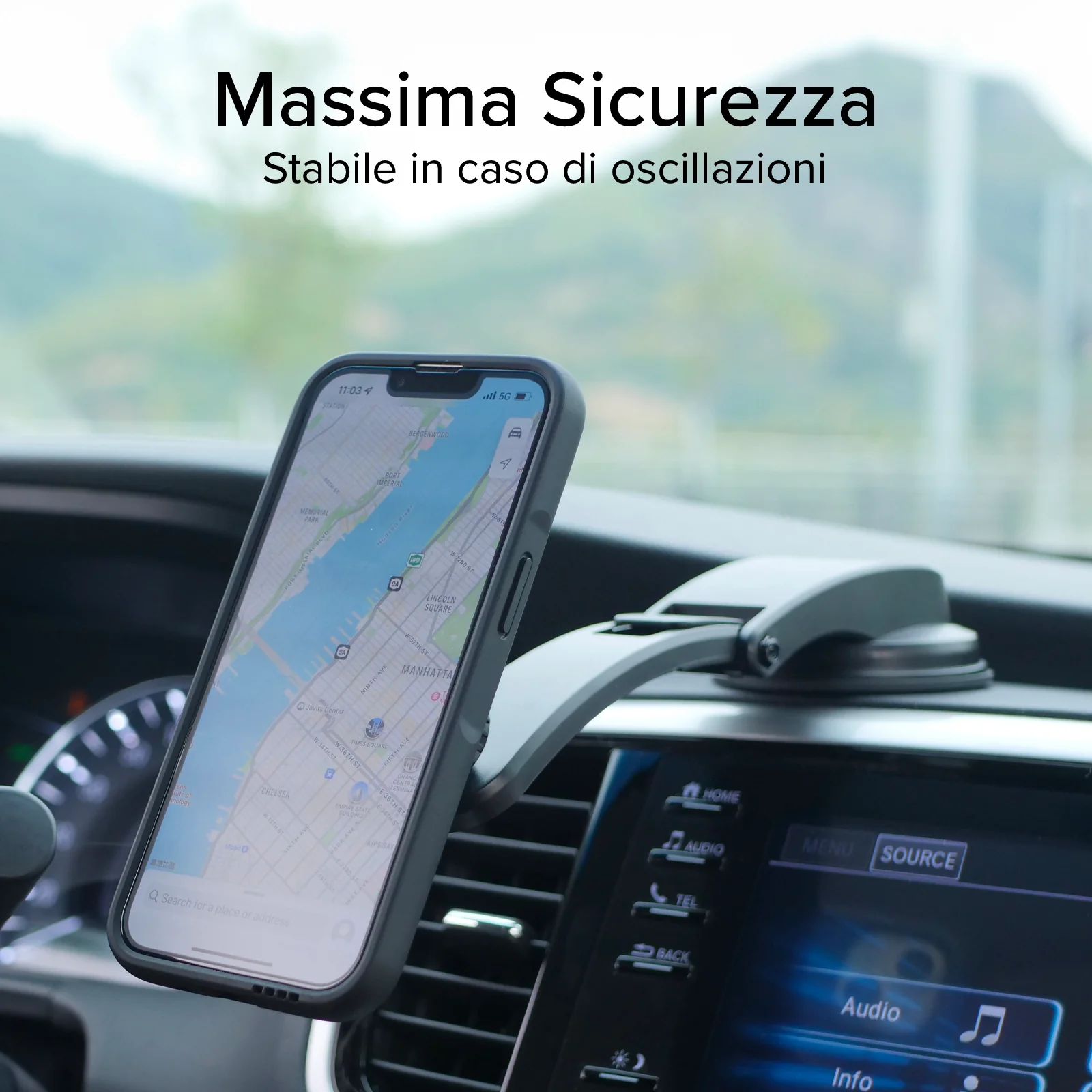Supporto auto per parabrezza o cruscotto con sistema di bloccaggio LockPro - Image 19