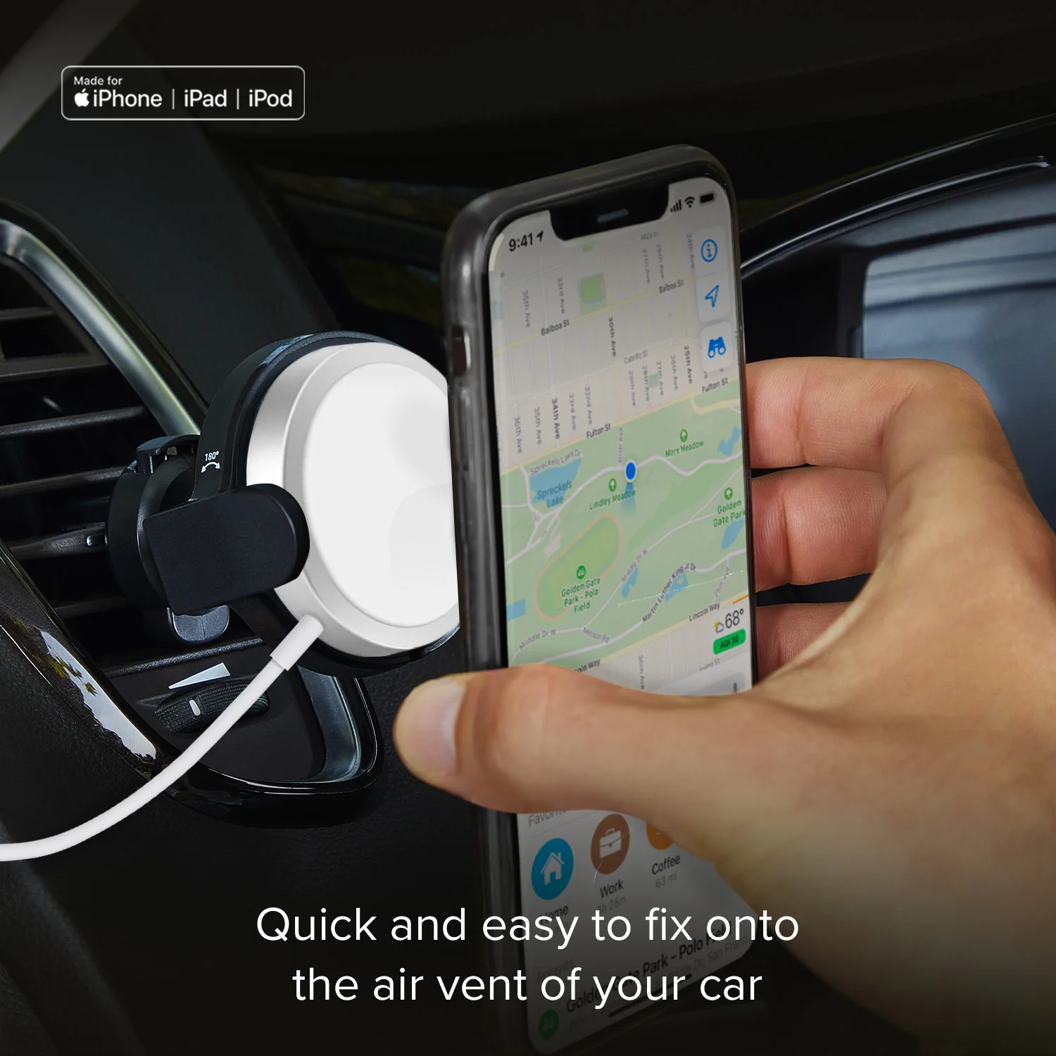 Supporto auto compatibile con caricatore MagSafe - Image 4