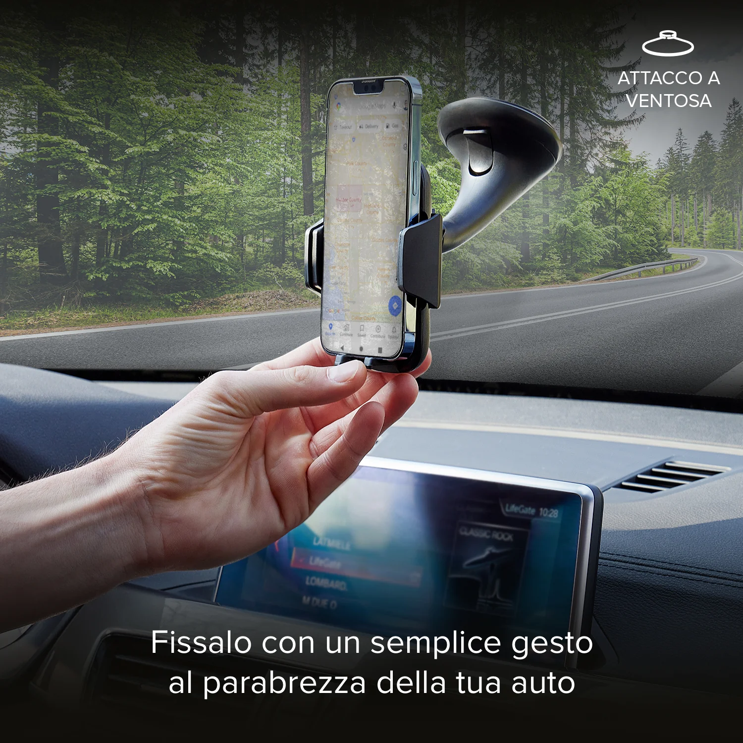 Freeway - Supporto auto per telefono con fissaggio a ventosa - Image 7