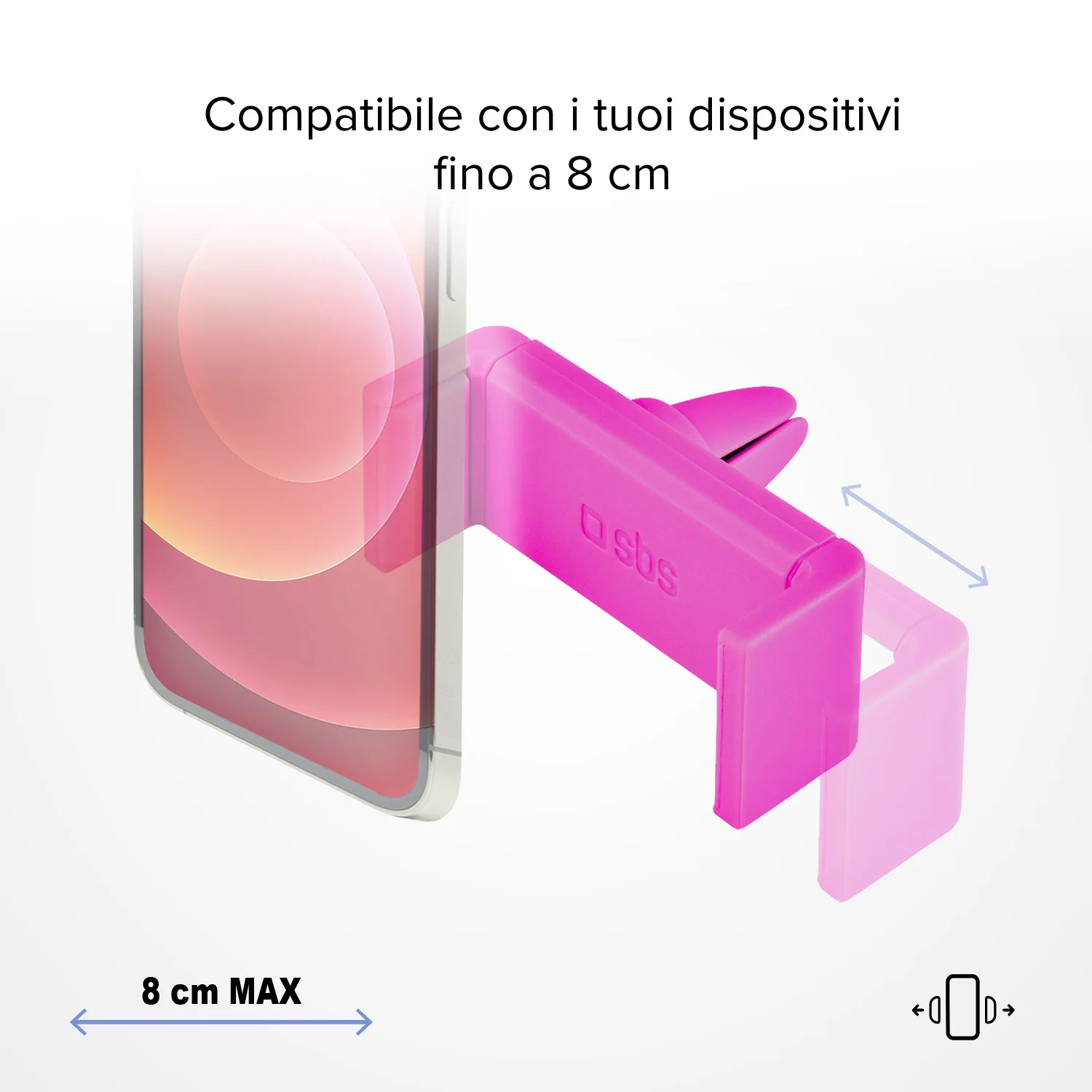 Supporto auto per telefono con fissaggio a clip - Image 10
