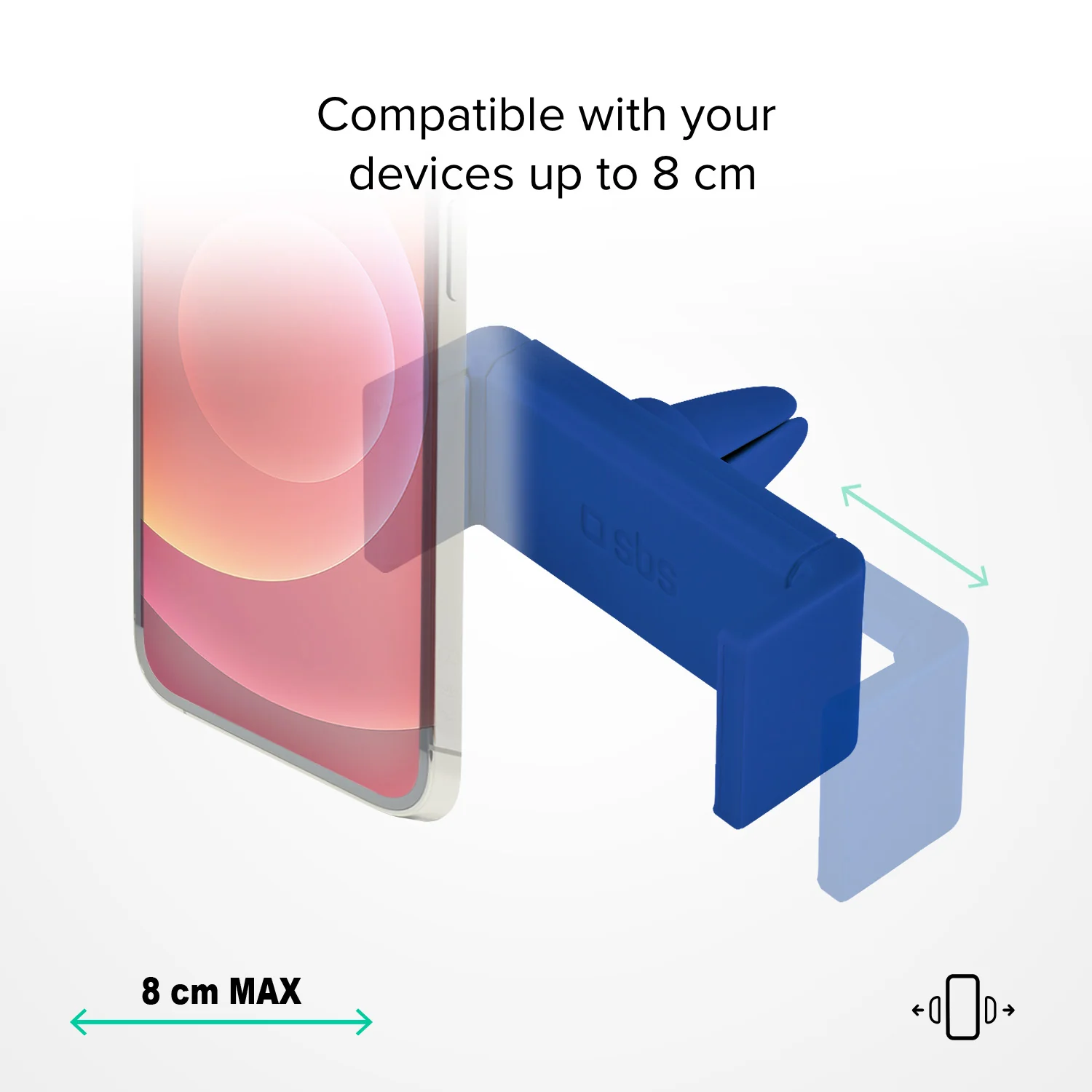 Supporto auto per telefono con fissaggio a clip - Image 2