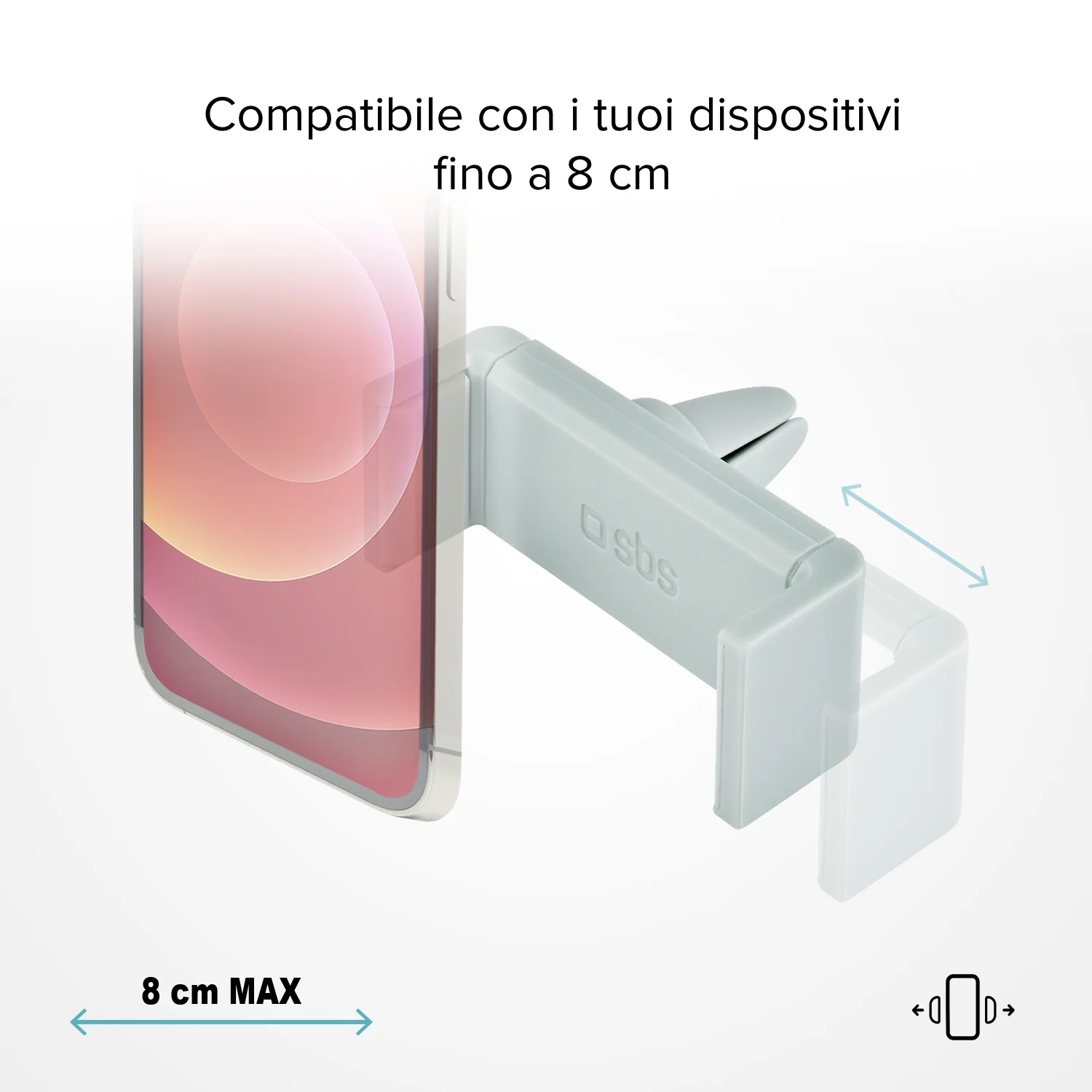 Supporto auto per telefono con fissaggio a clip - Image 24