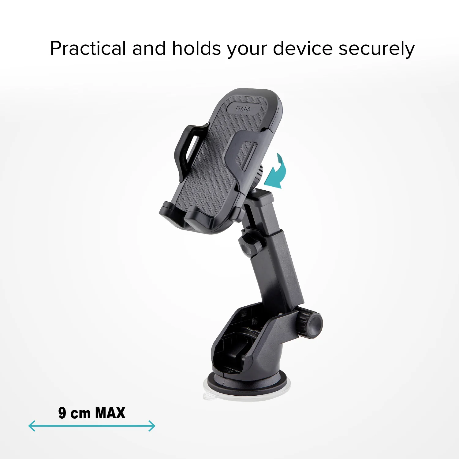 Supporto auto per telefono con asta telescopica e fissaggio a ventosa - Image 2