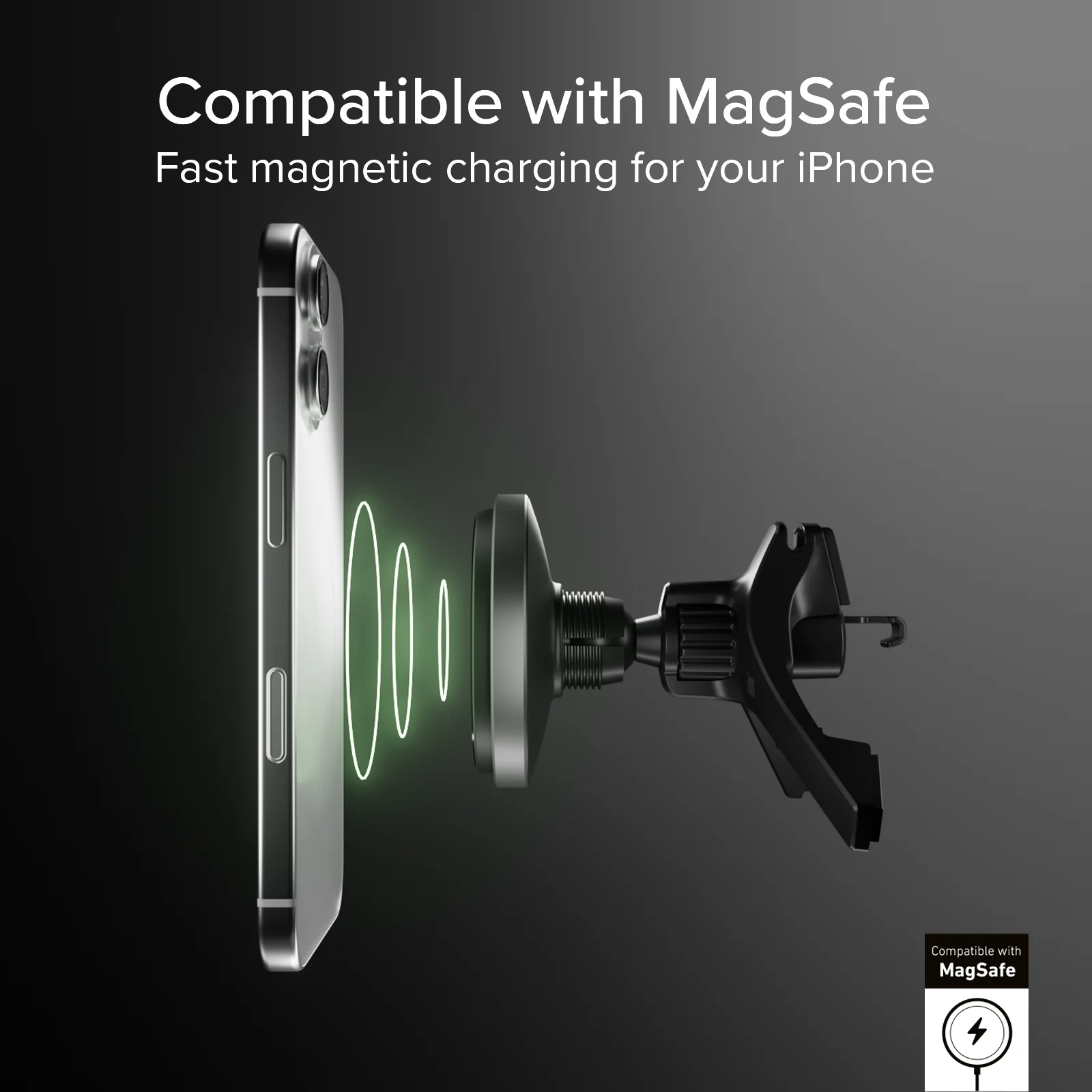 Supporto magnetico da bocchetta d’aria compatibile con ricarica MagSafe - Image 16