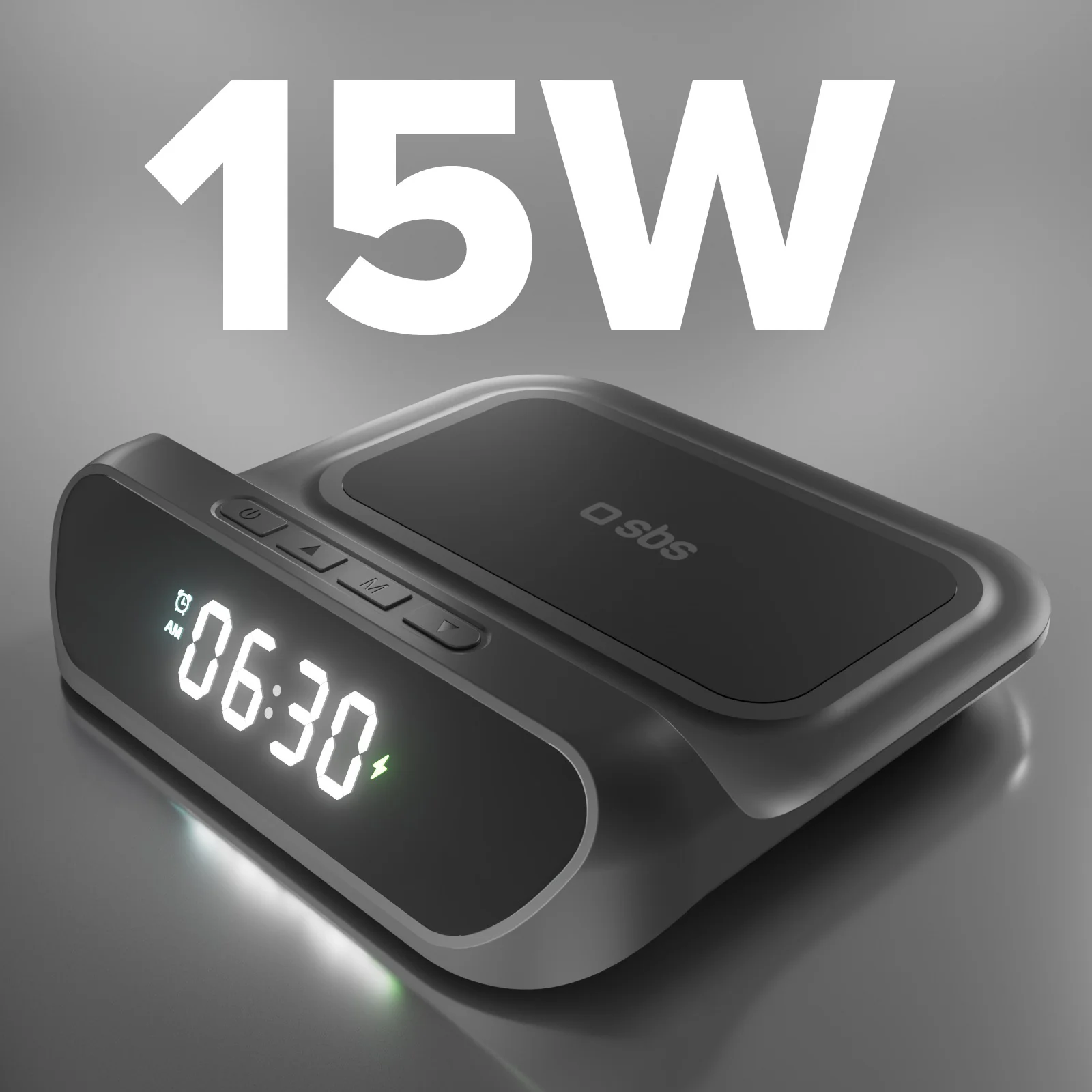 Sveglia 2 in 1 con Ricarica Wireless - Image 3