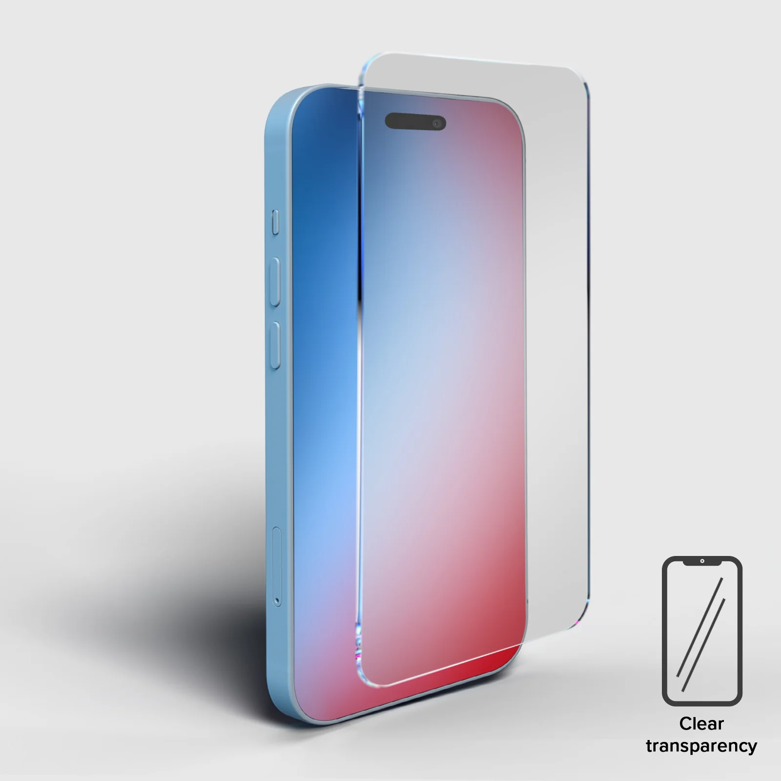 Vetrino eco-sostenibile in materiali riciclati per iPhone 15 - Image 2