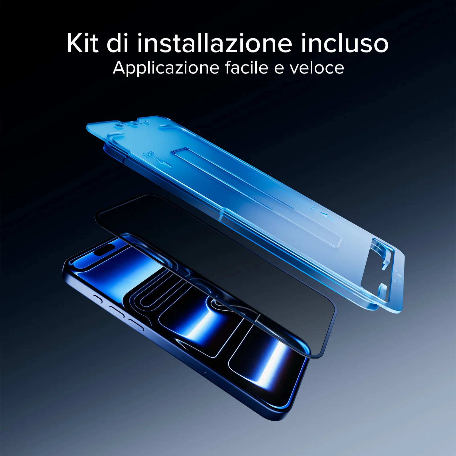 Vetro Protettivo Anti-Luce Blu Full Cover con tecnologia Eyesafe® CPF60 per iPhone 17 Pro Max/16 Pro Max - Image 11