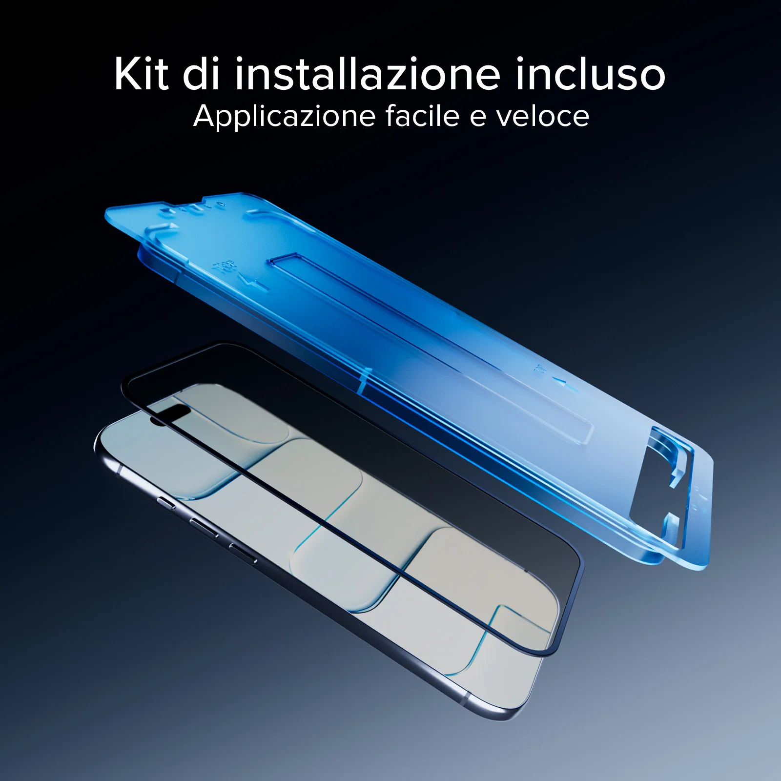 Vetro Protettivo Anti-Luce Blu Full Cover con tecnologia Eyesafe® CPF60 per iPhone Air - Image 11