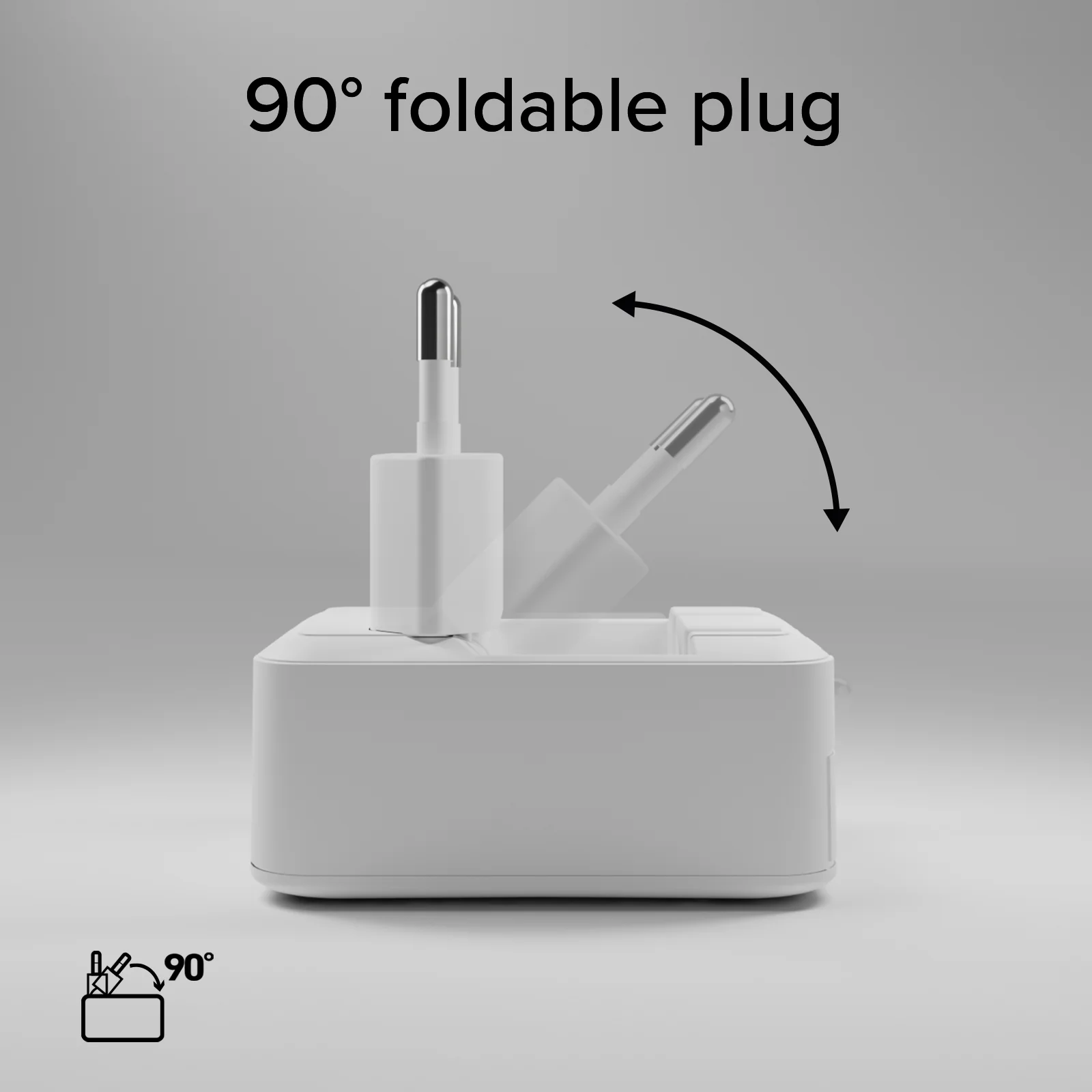 Caricatore da parete Flexi Wall Charger 20W con spina pieghevole, adatto per MacBook Neo - Image 8